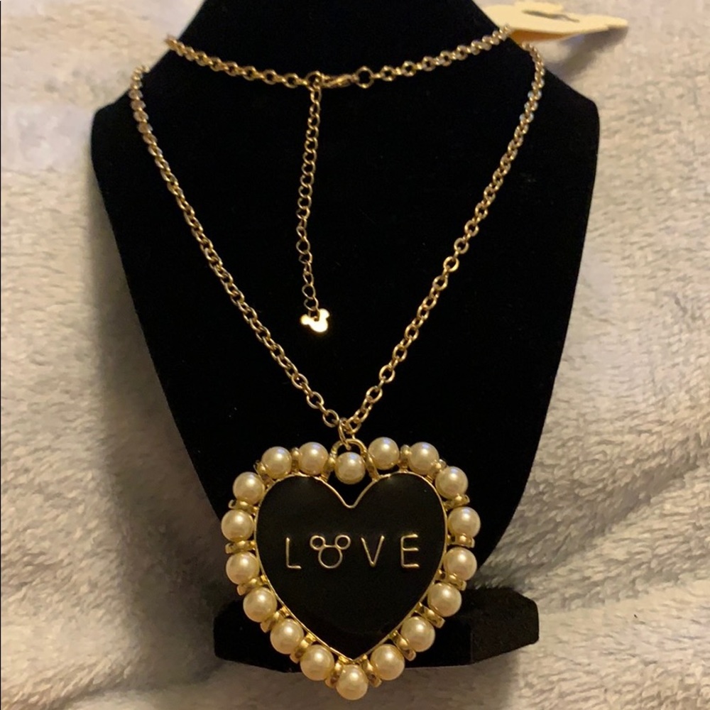 NWT Mickey love necklace